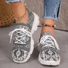 Casual schoenen mesh ademende slip op platte vrouw tonen dames wandelen schoenen sneakers dames vulcanisatie