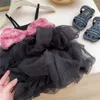 Hundekleidung Haustier Rock Frise Katzen Teddy Hunde Kleidung Frühling Sommer rosa Bow Ein Stück Prinzessin Kleider