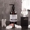 Lagringsflaskor 250 ml/500 ml enkel stil brun press på återfyllbar schampo duschgel återanvändbar hudvård verktyg skönhet hälsa