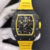 Men Watch Designer Tourbillon Man Swiss Watch Wristwatch Tourbillon Standard Superclone Movement Active RM011 RM21-01 RM12-01 0T99