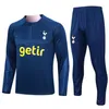 23 /24 25 Hot Spurs Soccer Suit Set Set Training Suit с длинным рукавом Kane Cane Cuit Футбольная куртка Chandal Futbol для взрослых и детей выживания