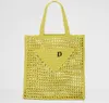 Designers bag Tote Bag Summer Beach weave Straw Raffia Women Hobo Handbag Letter Totebag Cosmetic Bags Purse Lady Luxury Bag