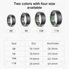 Smart Ring Military Grade Steel Shell Health Heart Rate Sleep Monitor IP68 3ATM Waterproof Sports Ring Smart 240327