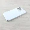 (1000 pièces) Case de téléphone enveloppée complète sur la sublimation complète 3D pour iPhone 15 14 13 12 11 Pro Max DIY Personnaliser le petit trou de l'appareil photo peut mélanger les modèles