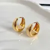 Серьги для дизайнера Celins Luxury Designer Cel Cerrings Hoop Stud 18 тыс. Золотой золотой круглый круг Серьга для женских вечеринок свадьбы ювелирные изделия A1