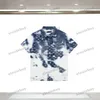 Xinxinbuy Men Designer Tee T Shirt 2024 Italy Cashew Flower Letter Print Print Cotton Cotton Cotton Women White Black Blue S-XL