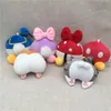 New Products Cute Peach Buttocks Corgi Fart Plush Toy Pendant Key Chain Kids Gifts Llavero De Felpa