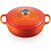 Padella fritta in ghisa a smalto crogiolo - 3,5 Qt Cherry Red - rivestimento antiaderente premium, costruzione durevole, facile da pulire