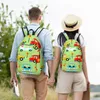 Backpack Laptop Unique Cartoon Rescue Cars Vehicles School Bag Durable Student Boy Girl Travel