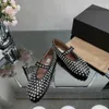 Niche haut de gamme Ala Mesh Boucle en une ligne Ballerine Chaussures Femmes Femmes Hollow Mary Jane Single Shoe Fishnet Shoes Designer Chaussures Bureau Whitedress Sneakers Flat Shoes