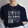 Kadın Tişörtleri Kadın Tshirt Üst Bilgisayar Sistemi Yöneticisi Çekirdek CPU PC Kodlayıcı Geek Bilim Gömlek Giyim Tişört Tişörtleri