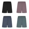 Sport L_196 Shorts Frauen Yoga Hosen Seiten-Drop-In-Taschen kurz joggen