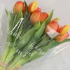 Decorative Flowers 1 Bouquet Simulated Tulips With 7 Fake Tulip For Wedding Decor PU PVC Artificial Flower Multiple Styles