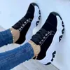 Casual Shoes Women Sneakers Fashion Platform Lace Up Sports Comfortable Running Ladies Vulcanized Female Footwear 42