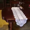 Table Runner Yazi Handmade Cotton Vintage Hollow Floral Thread Crochet Tablerunner Decoration 3 Size