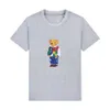 Ralp Laurens Polo Designer T-shirt rl Najwyższej jakości luksusowe mody T-shirty Paul Bear Noar Necka krótkie rękawowe T-shirt męs