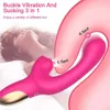 Kraftfull G Spot Vibrator 20 Hastigheter Klitoris suger vakuumstimulator Dildo Kvinnlig Masturbator Finger Massager Sexig leksak för kvinnor