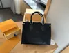 A1 Designerowie TOTE BAG LOUISVUIOTTON torebki wytłaczane kwiaty Louisvutton Crossbody Women torebka luksusowe torby rozmiar 7 colour