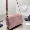 Kobieta torebki słomkowe designerskie torby modne torby na ramię haft tkane torby hobos torebki torebki projektant crossbody bagiety lady totes