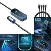 Ny 107W cigarettändare splitter QC 3.0 laddare PD 30W Fast laddning w/ Digital Display Car USB Socket Adapter