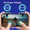 Topi PUBG Mobile Game Controller GamePad Trigger Pulsante Shoot Shoot L1R1 SPATTURE JOYSTIK per iPhone Xiaomi Samsung Huawei Smart Phone