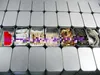 200pcs Tin Container Storage Box Metal rectangle for beads business card candy herbs Case 9.4cm x 5.9cm x 2.1cm Sliver 11 LL