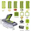 1416 in 1 Multifunctional Vegetable Chopper Slicer Shredder with Basket Fruit Slicer Potato Shredder Carrot Grind Home Gadgets 240415