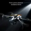 Drony 4K Profesjonalna fotografia lotnicza WiFi FPV RC Dron 2,4G 4-drogi Unikanie przeszkody 3 Kamera przepływ optycznego zdalnego sterowania zabawkiem Drone 24416