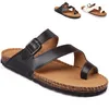 Slippers Cowcom 2024 Men's Flip-Flop Sandals Couples Couples Beach Casual Flops Shoes KWN