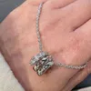 Дизайнер Bvlgarys925 Ювелирные изделия Bulgarie Bracelet 925 Pure Silver Treasure Home Полный бриллиант -змее