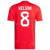 2024 Euro Cup Wales Soccer 14 Connor Roberts Jerseys 11 Gareth Bale 9 Brennan Johnson 13 Kieffer Moore 20 Daniel James 8 Harry Wilson Football Shirt Kits National Team