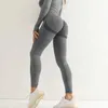 Calças ativas Mulheres esportem leggings sem costura cintura alta elástica ioga sólida leggings ginástica treinar calças de ginástica feminina acessórios de ginástica