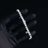 Vers item hoogwaardige hiphop bling vvs 925 sterling zilver 3 mm 4 mm fouless d kleur lab diamant moissaniet tennisketen