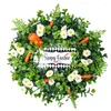 Flores decorativas Carrota elegante grinaldora linda requintada guirlanda guirlanda