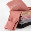 Pantaloni da donna itoolin donne casual cashmere biancheria intima pantaloni ad alta vita termici per l'autunno inverno 2024