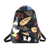 Backpack Baowomen Women School Bag Cartoon Mochila para meninas meninos viagens Rucksack Animal fofo Presentes de natal