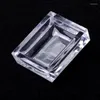 Bijoux Sachets Acrylique Transparent Ring Show Display Showcase Decoration Stand Baser But Ship Ship