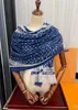 New Luxury V Designer Scarf 100% Cashmere Linen Women Thick Shawl Warm Long Fringe Pashmina Scarf size100x200