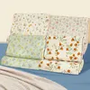 Pillow 1pc Printed Cotton Cover Neck Healthcare Latex Case Washable Memory Foam Pillowcase Bedroom Sofa Home Decorative