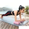 Yoga Blocks Bricks Reliable Premium High Density Non-Slip Eco-Friendly For Stretching Fitness Drop Delivery Sports Outdoors Supplies Dhjoc