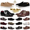 Mit Box 2024 Designerschuhe Slipper Red Bottoms Schuhe Herren Größe 13 Teller-Formete Redbottoms Dress Schuh schwarze braun