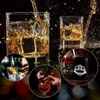 Whisky Stones Geschenkset 9 Granit Chilling Stones Whiskey Rocks wiederverwendbare Eiswürfel mit Jigger Trinkgeschenke für Männer 240417