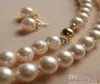 Fine Pearls Jewelry natural Fine Pearls Jewelry 89MM White Akoya Pearl Necklace Earring4296364