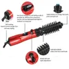 3 In 1 Rotating Electric Straightener Dryer Brush Air Negative Ion Hair Styler Comb