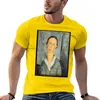 Männerpolos Amedeo Modigliani.Mädchen in der Bluse eines Seemanns 1918. T-Shirt-Schweißhemd lustige T-Shirts für Männer