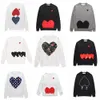 09av Play Designer Mens Hoodies Sun Tide Love Badge Pullover Cotton Womens Long Manche à manches