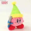 Tornari peluche Kirby Plush Boll Toys Cartoon Anime Game Allundings Soft PP Cotton Kawaii Kirby Cute Boll Boll Toys for Children Girl Girls Gifts Y240415