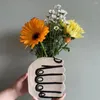 Vases résine fleur vase art esthétique décorative humain body insertion insertion home décoration céramique