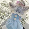 犬のアパレルかわいい甘い綿のコートドレスペット服犬厚いスーパー服ベストエレガントな子犬ヨーキー暖かい冬のジャケット