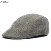 Berets Lots Style Men Berets 2021 Frühling Herbst Casual Street Newsboy Beret Hut Retro England Hut Wild Octagonal Cap Fashon Hats Caps D24417